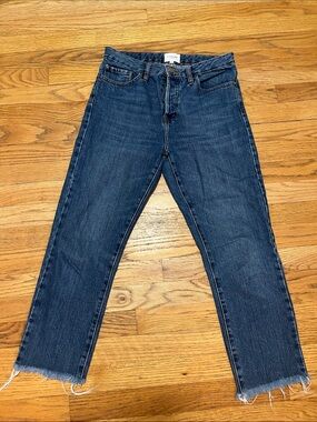 Sexane button got crop jeans 28
